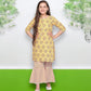 TRADITIONAL COTTON KURTI SET WITH PANT FOR GIRLS - ETHNIC WEAR FOR KIDS-01
