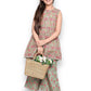 TRADITIONAL COTTON KURTI SET WITH PANT FOR GIRLS - ETHNIC WEAR FOR KIDS-03