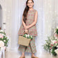 TRADITIONAL COTTON KURTI SET WITH PANT FOR GIRLS - ETHNIC WEAR FOR KIDS-03