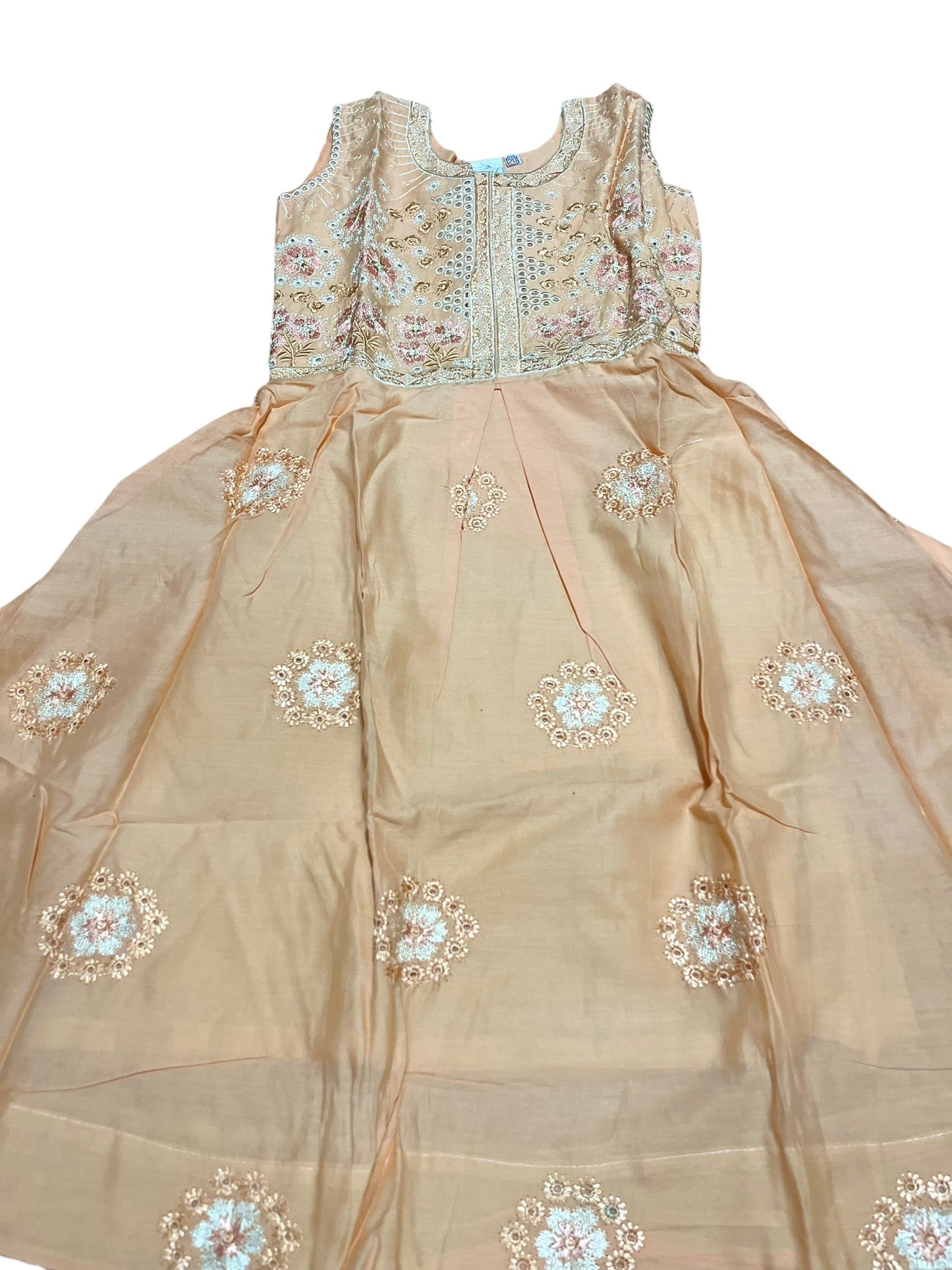 TRADITIONAL COTTON SALWAR KAMEEZ SUIT FOR GIRLS - ETHNIC WEAR FOR KIDS - 01