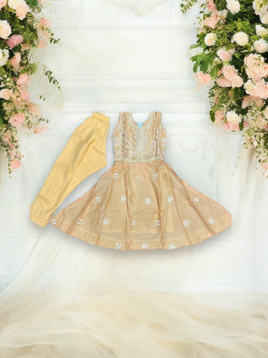 TRADITIONAL COTTON SALWAR KAMEEZ SUIT FOR GIRLS - ETHNIC WEAR FOR KIDS - 01