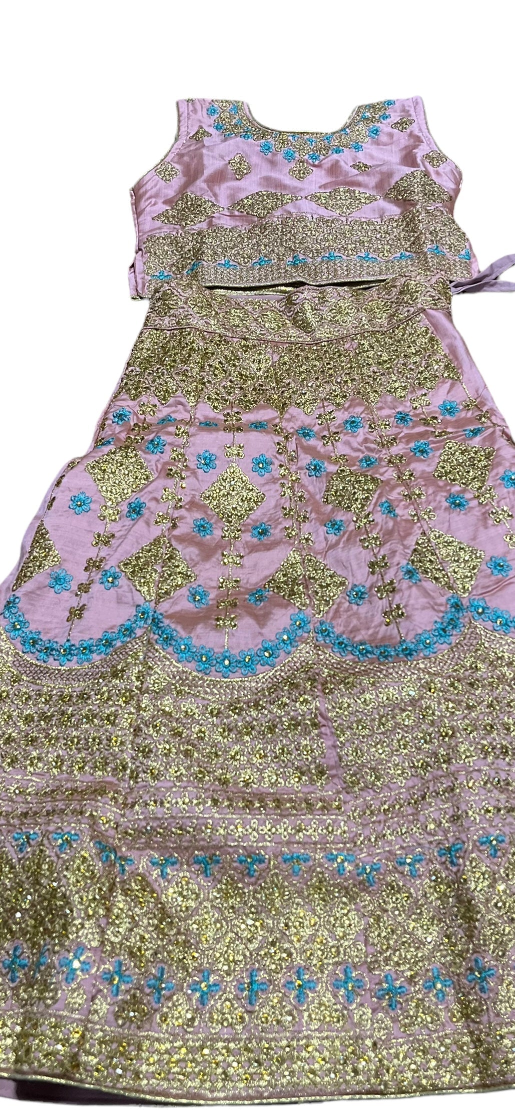 TRADITIONAL GIRLS LEHENGA CHOLI SET – ETHNIC WEAR FOR KIDS-020