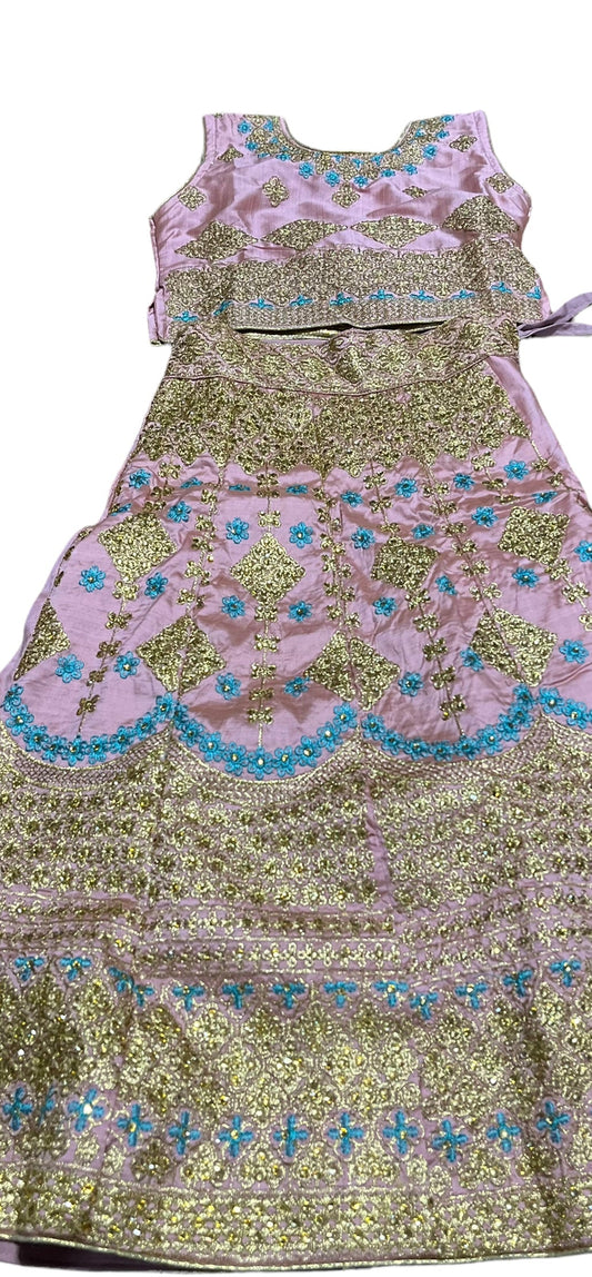 TRADITIONAL GIRLS LEHENGA CHOLI SET – ETHNIC WEAR FOR KIDS-020