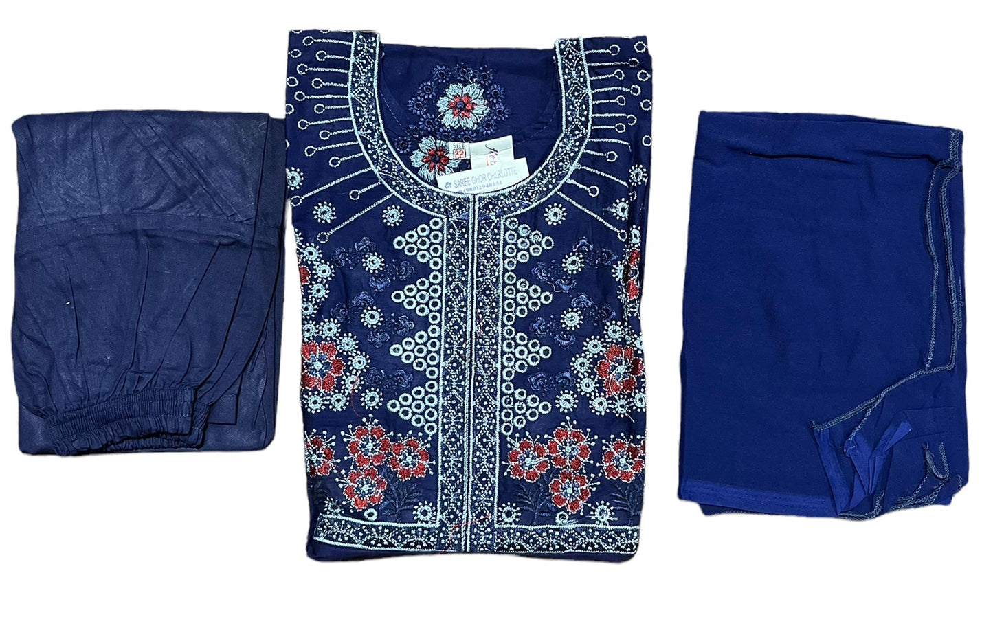 TRADITIONAL COTTON SALWAR KAMEEZ SUIT FOR GIRLS - ETHNIC WEAR FOR KIDS - 02