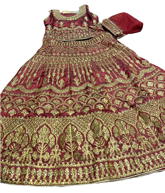 TRADITIONAL GIRLS LEHENGA CHOLI SET – ETHNIC WEAR FOR KIDS-019