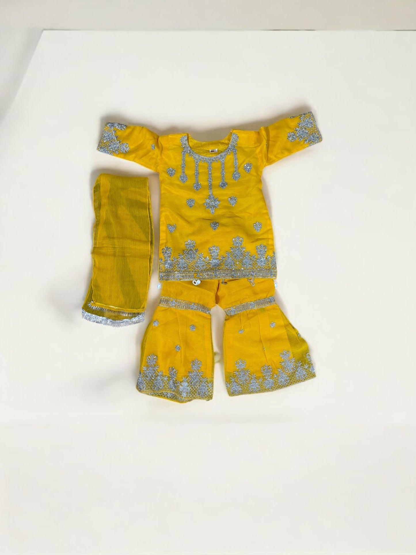 TRADITIONAL DESIGNER SALWAR KAMEEZ FOR LITTLE GIRLS - ELEGANT & STYLISH ETHNIC WEAR- 205