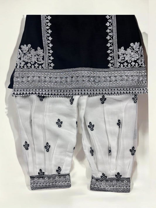 TRADITIONAL DESIGNER SALWAR KAMEEZ FOR LITTLE GIRLS - ELEGANT & STYLISH ETHNIC WEAR- 206