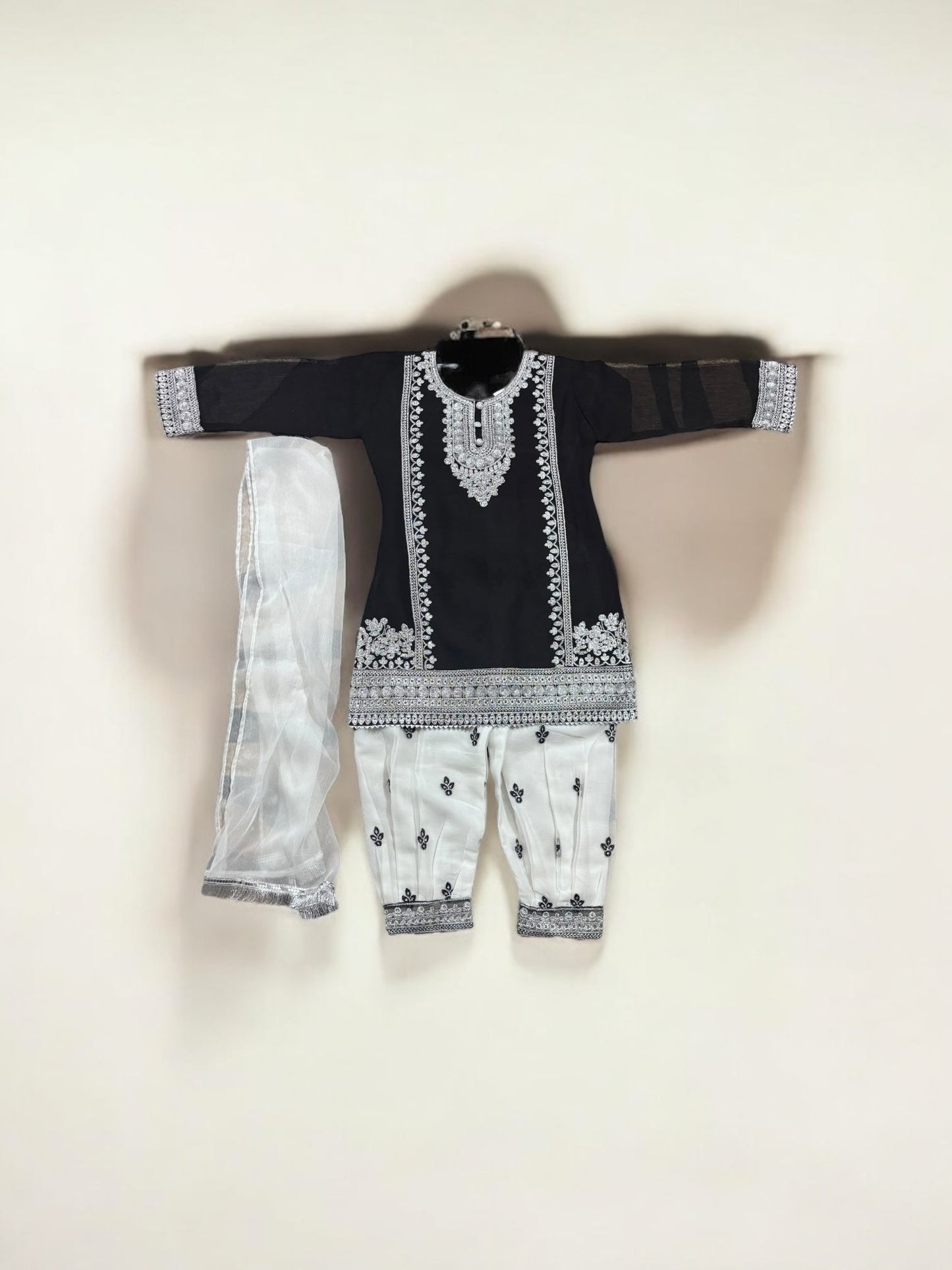 TRADITIONAL DESIGNER SALWAR KAMEEZ FOR LITTLE GIRLS - ELEGANT & STYLISH ETHNIC WEAR- 206