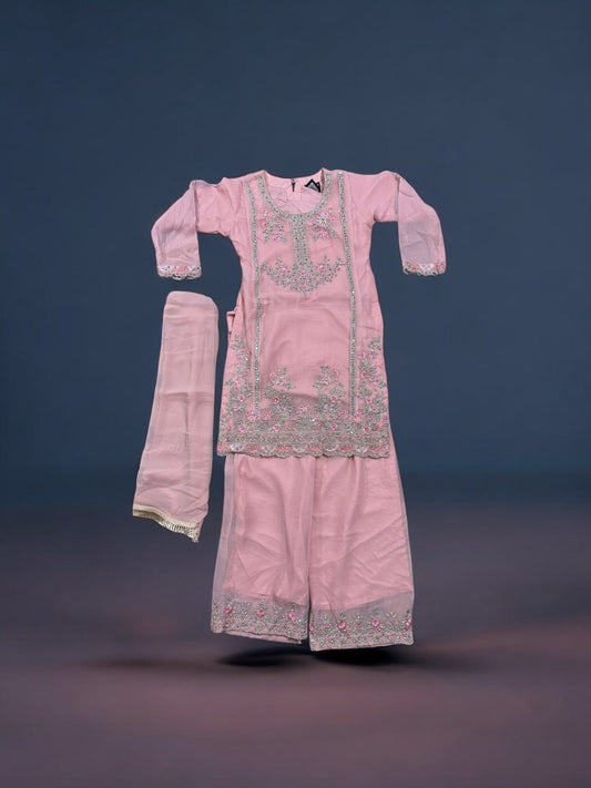 TRADITIONAL DESIGNER SALWAR KAMEEZ FOR LITTLE GIRLS - ELEGANT & STYLISH ETHNIC WEAR- 210