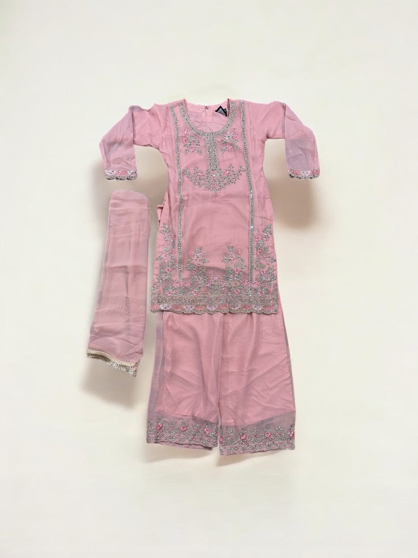 TRADITIONAL DESIGNER SALWAR KAMEEZ FOR LITTLE GIRLS - ELEGANT & STYLISH ETHNIC WEAR- 210