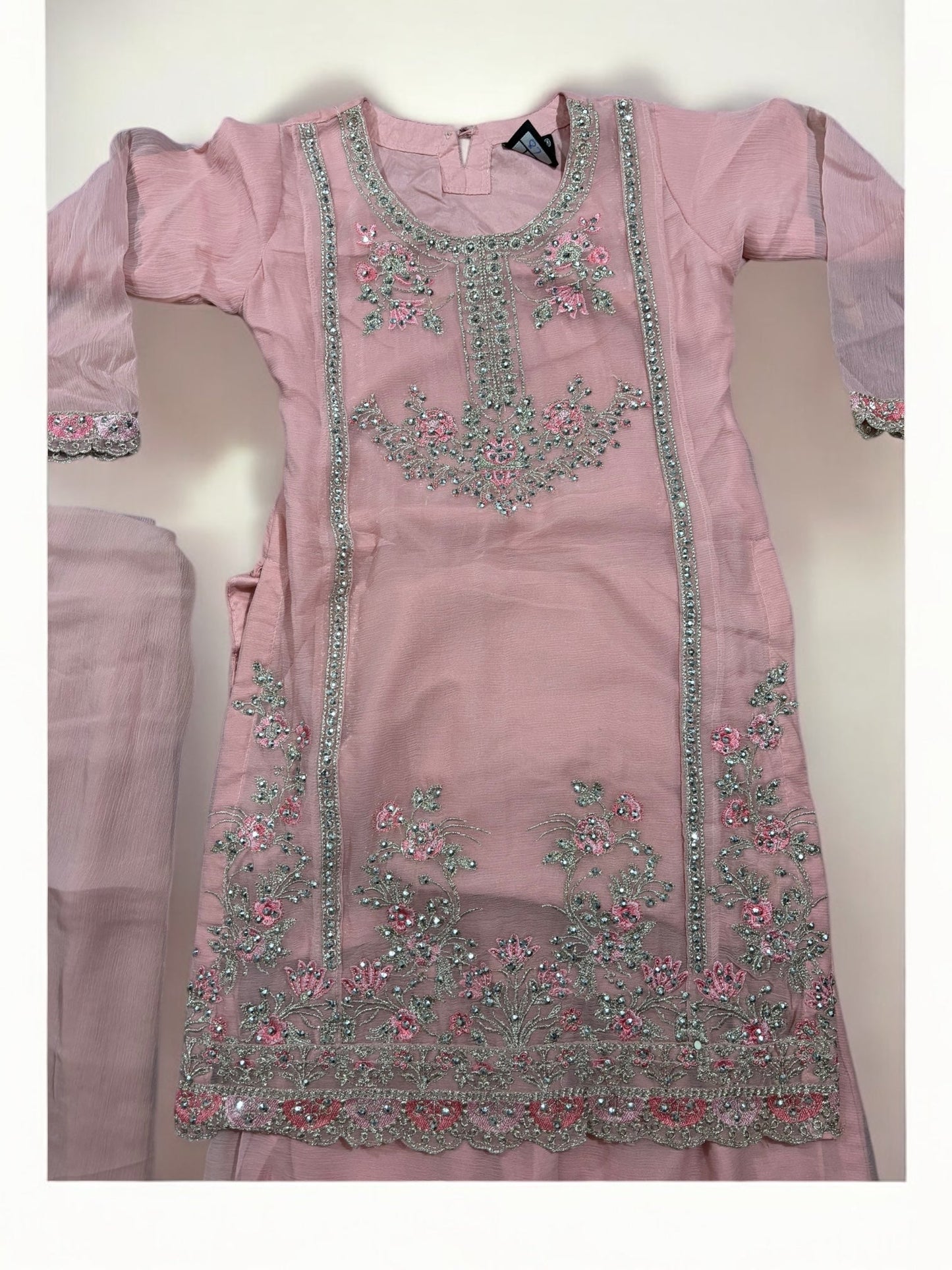 TRADITIONAL DESIGNER SALWAR KAMEEZ FOR LITTLE GIRLS - ELEGANT & STYLISH ETHNIC WEAR- 210