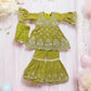 TRADITIONAL DESIGNER SALWAR KAMEEZ FOR LITTLE GIRLS - ELEGANT & STYLISH ETHNIC WEAR- 213