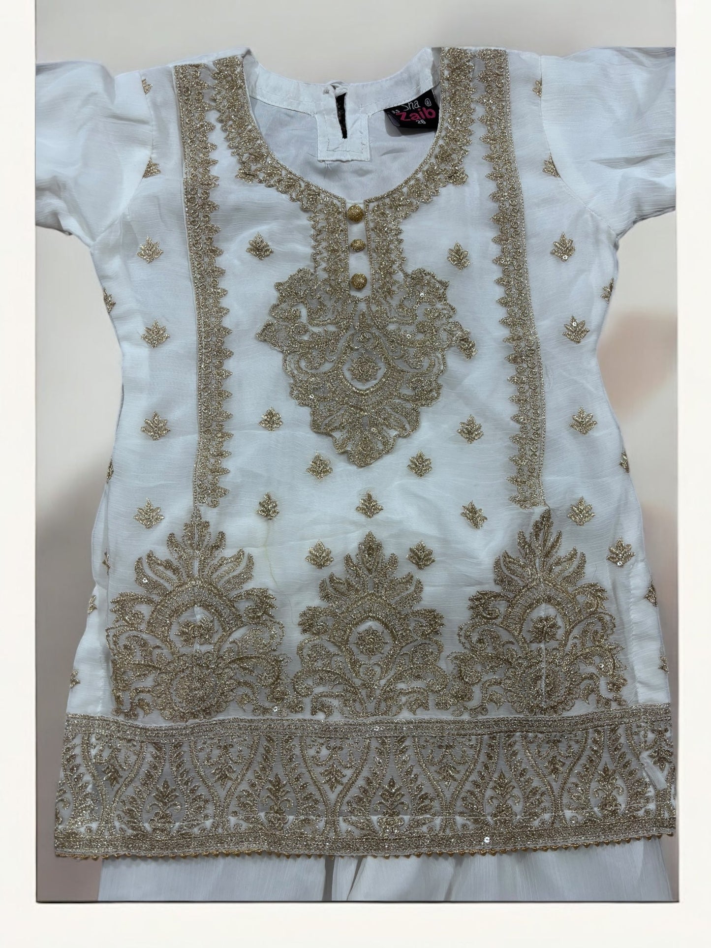 TRADITIONAL DESIGNER SALWAR KAMEEZ FOR LITTLE GIRLS - ELEGANT & STYLISH ETHNIC WEAR- 215