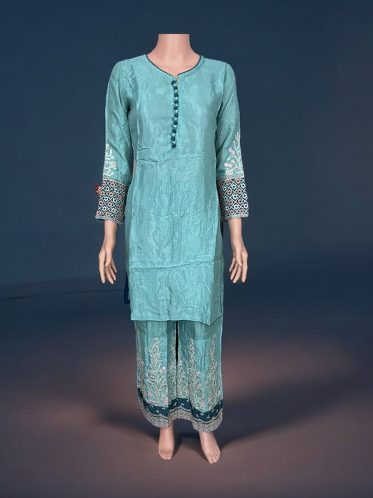 TRADITIONAL DESIGNER SALWAR KAMEEZ FOR LITTLE GIRLS - ELEGANT & STYLISH ETHNIC WEAR- 250