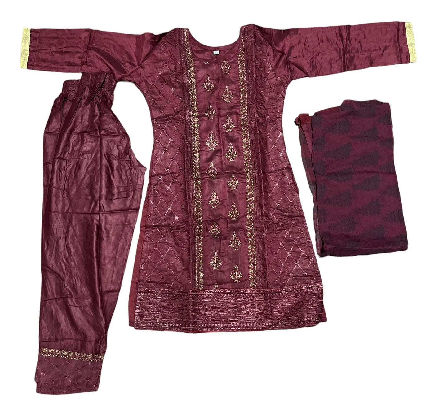 TRADITIONAL  COTTON SALWAR KAMEEZ SET FOR GIRLS - ETHNIC WEAR FOR KIDS- 10