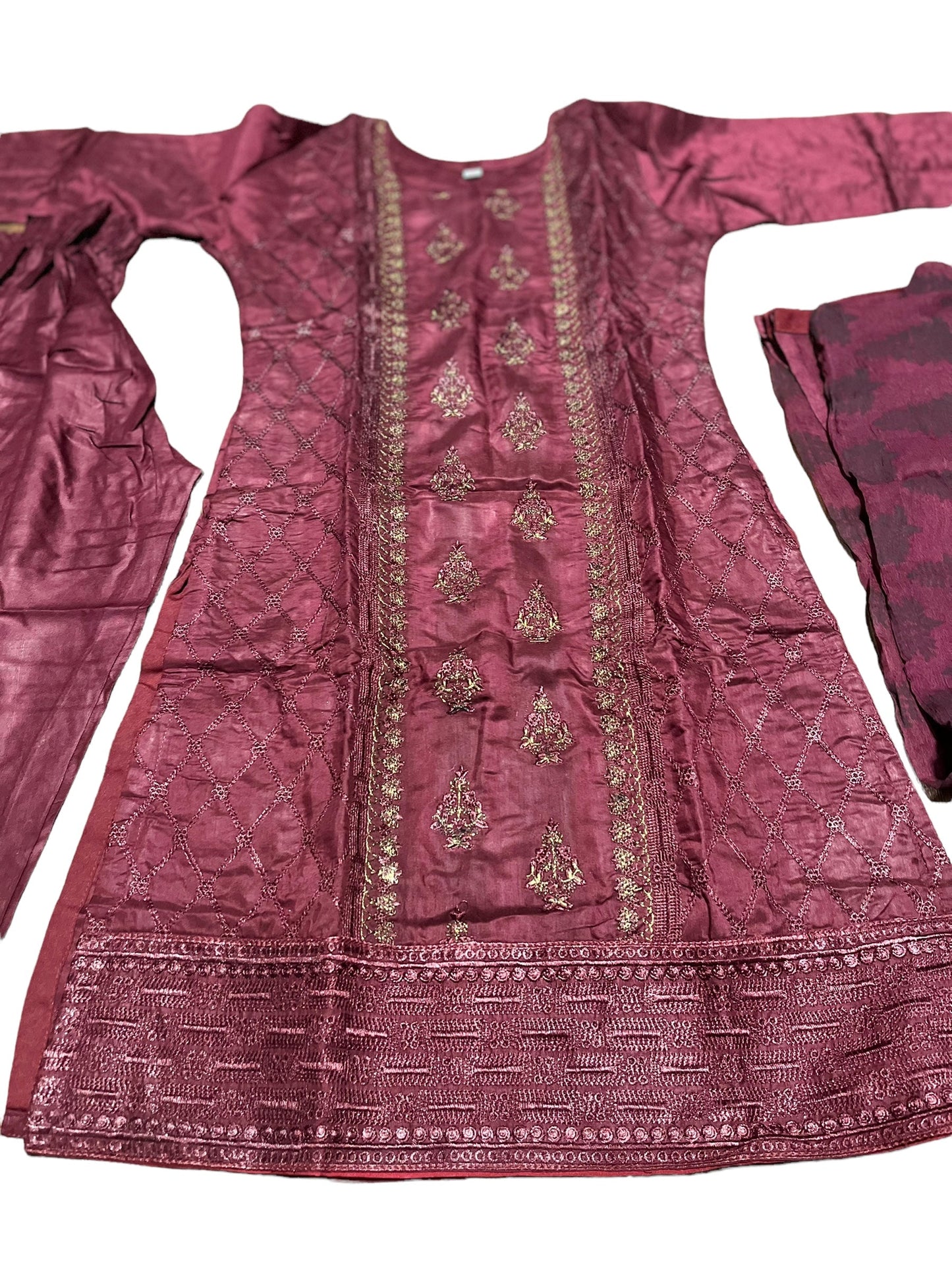 TRADITIONAL  COTTON SALWAR KAMEEZ SET FOR GIRLS - ETHNIC WEAR FOR KIDS- 10