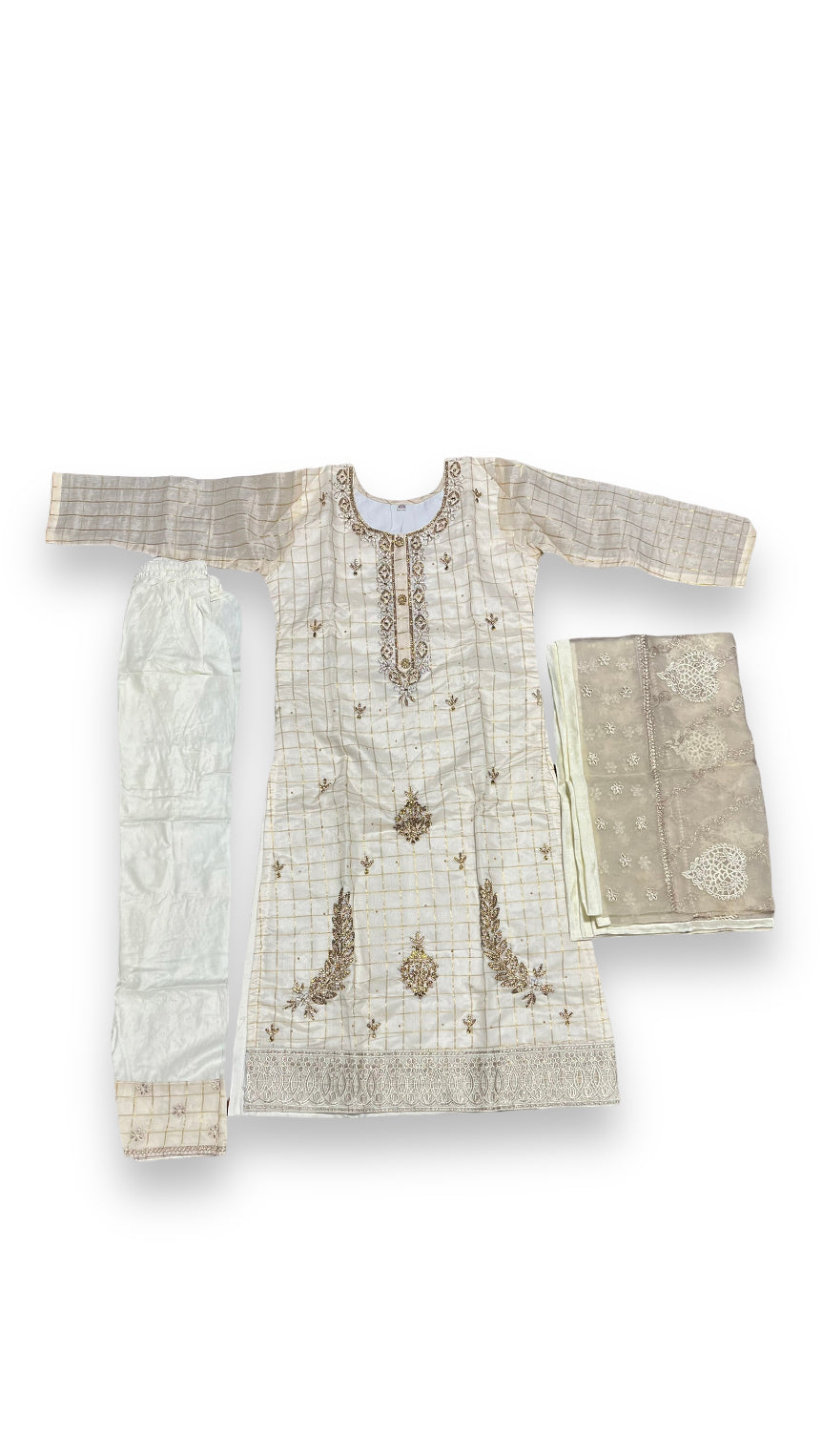 TRADITIONAL  COTTON SALWAR KAMEEZ SET FOR GIRLS - ETHNIC WEAR FOR KIDS- 13