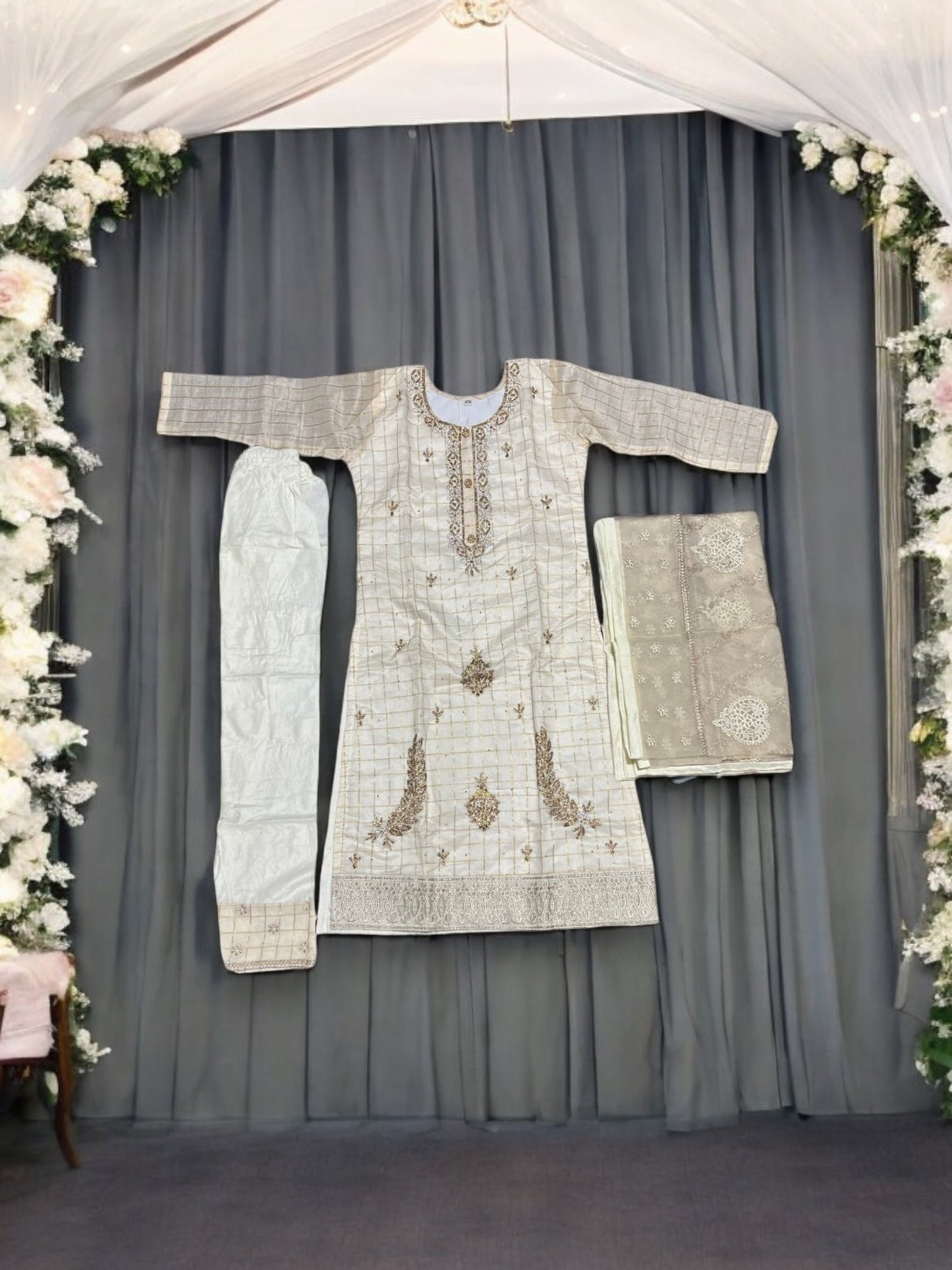 TRADITIONAL  COTTON SALWAR KAMEEZ SET FOR GIRLS - ETHNIC WEAR FOR KIDS- 13