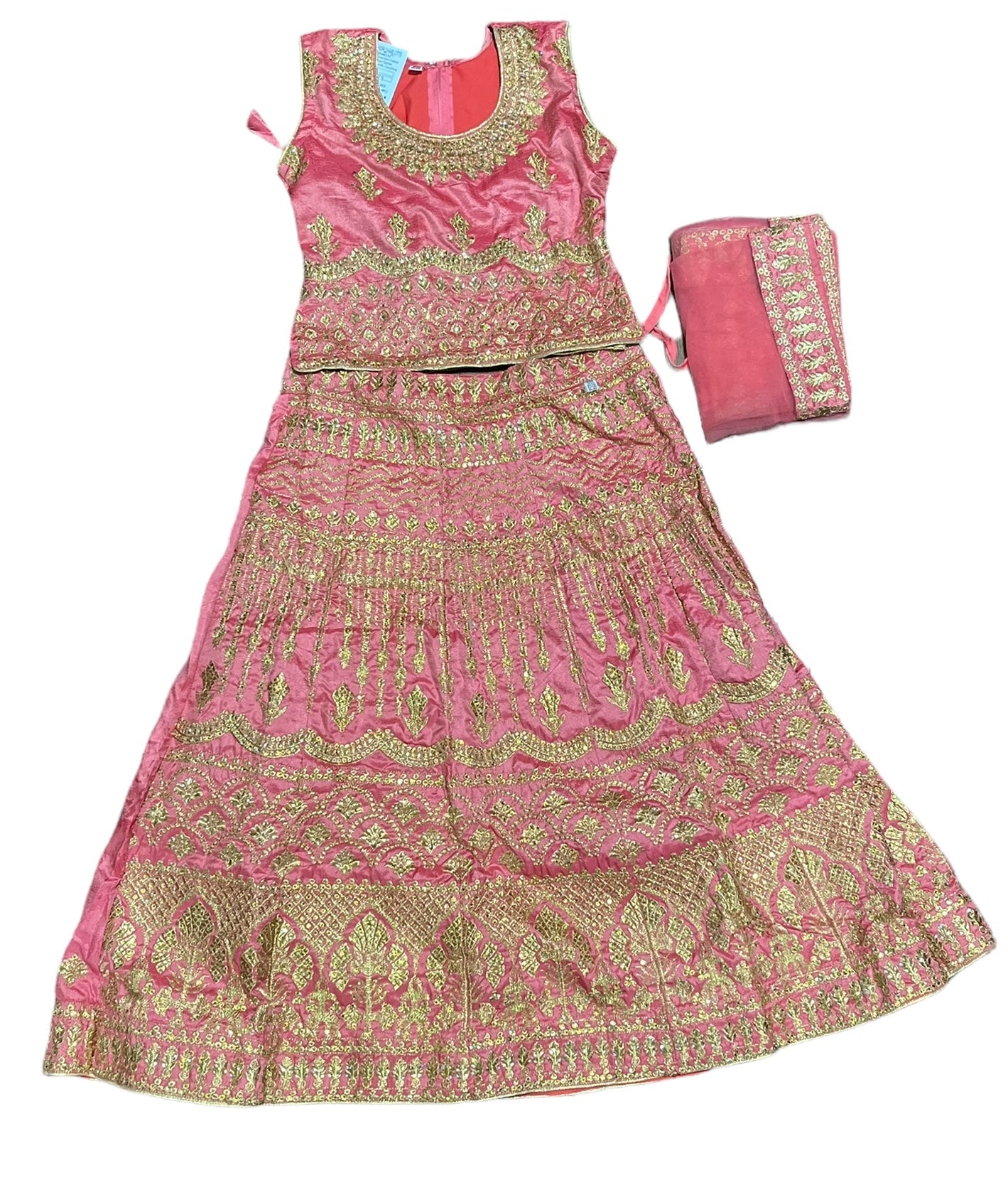 TRADITIONAL GIRLS LEHENGA CHOLI SET – ETHNIC WEAR FOR KIDS-021