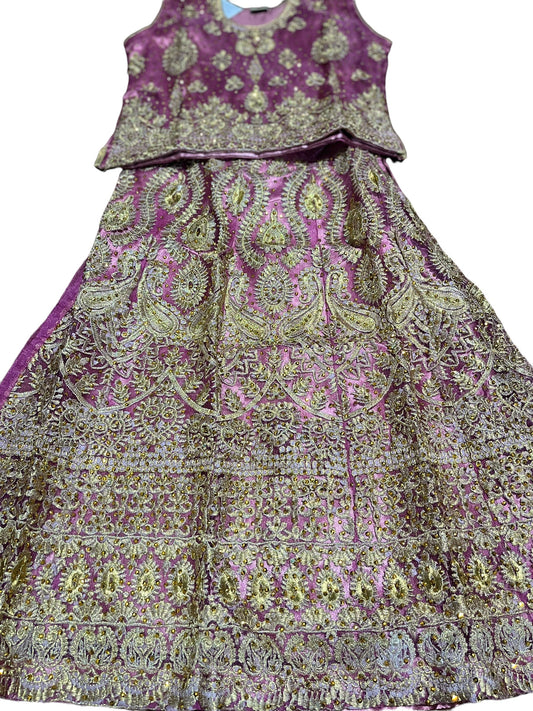 TRADITIONAL GIRLS LEHENGA CHOLI SET – ETHNIC WEAR FOR KIDS-031