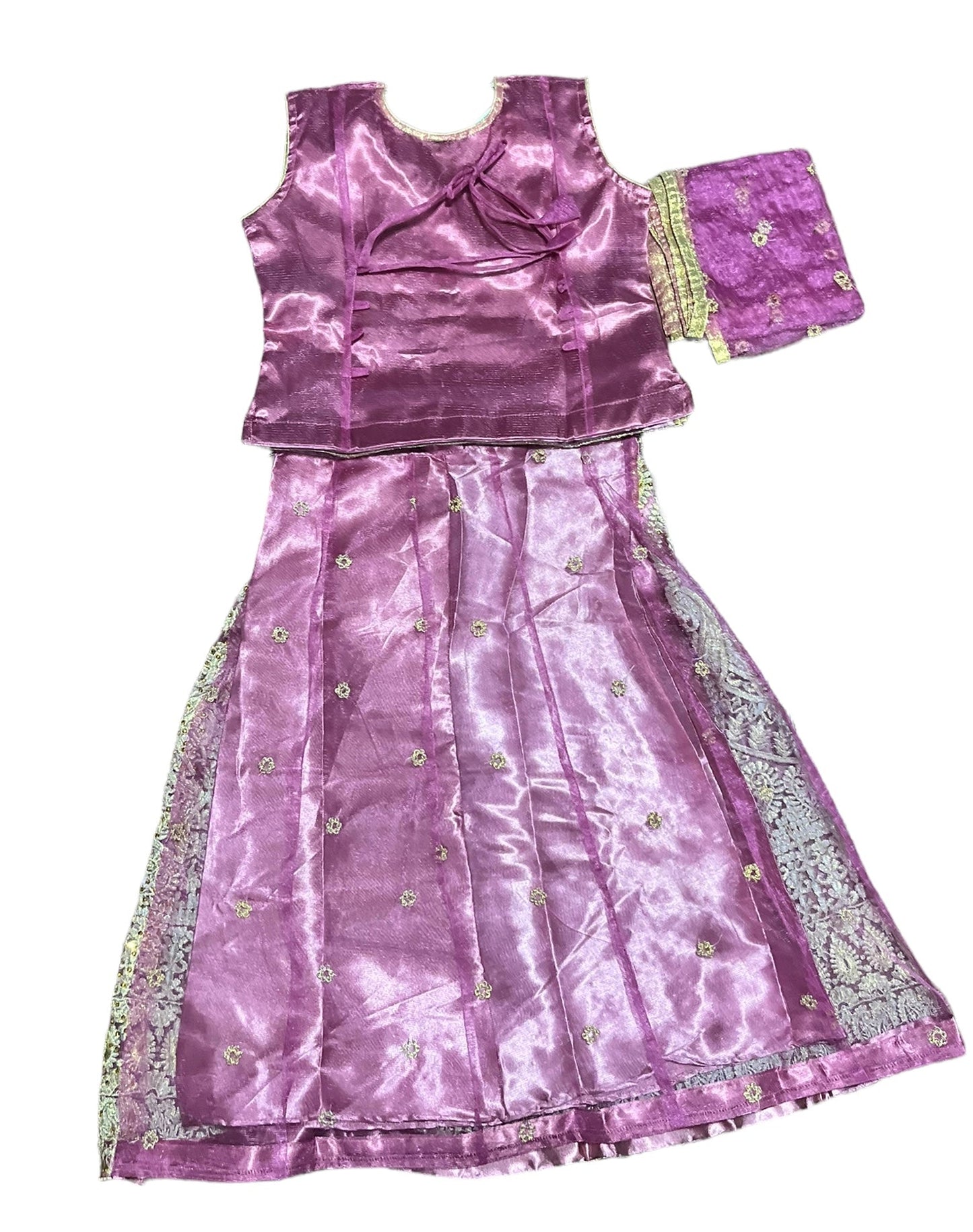 TRADITIONAL GIRLS LEHENGA CHOLI SET – ETHNIC WEAR FOR KIDS-031