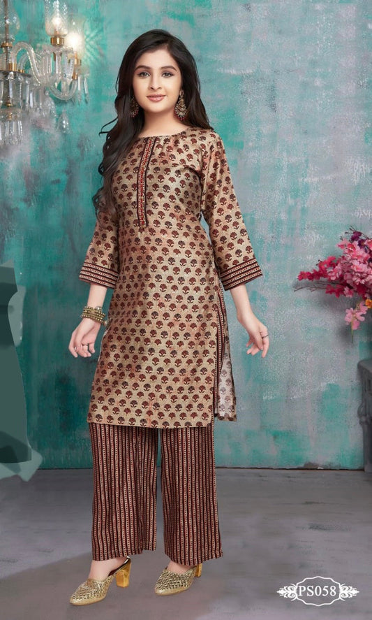 TRADITIONAL SALWAR KAMEEZ FOR GIRLS - ETHNIC WEAR FOR KIDS- 07