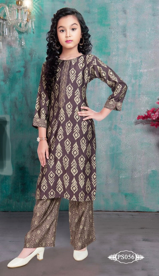 TRADITIONAL SALWAR KAMEEZ FOR GIRLS - ETHNIC WEAR FOR KIDS- 08