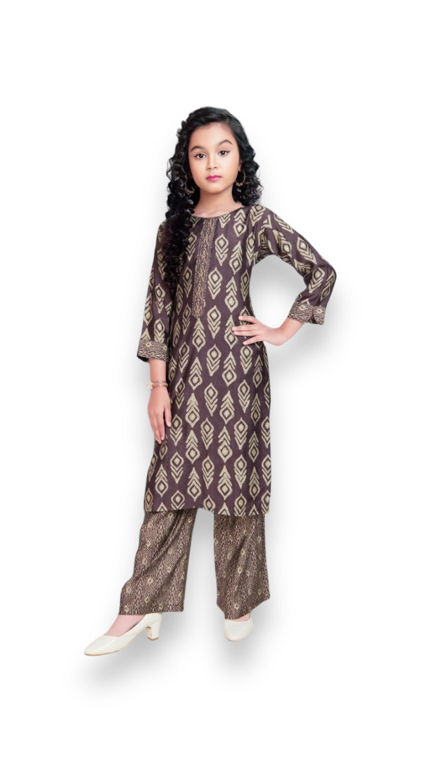 TRADITIONAL SALWAR KAMEEZ FOR GIRLS - ETHNIC WEAR FOR KIDS- 08