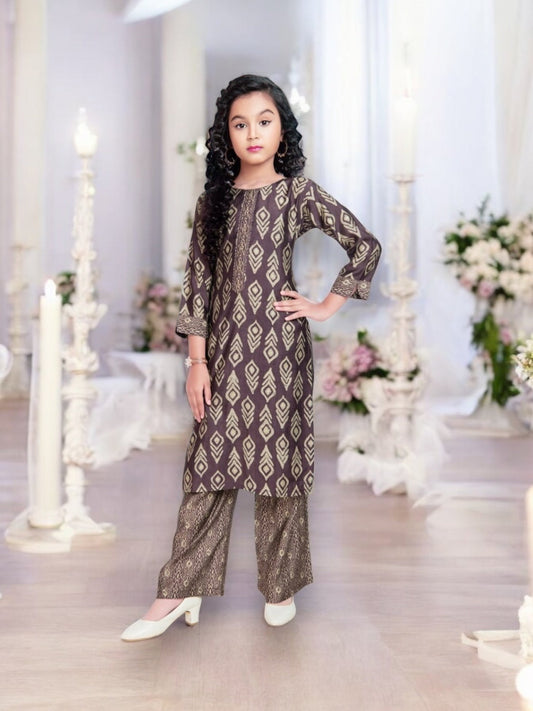 TRADITIONAL SALWAR KAMEEZ FOR GIRLS - ETHNIC WEAR FOR KIDS- 08