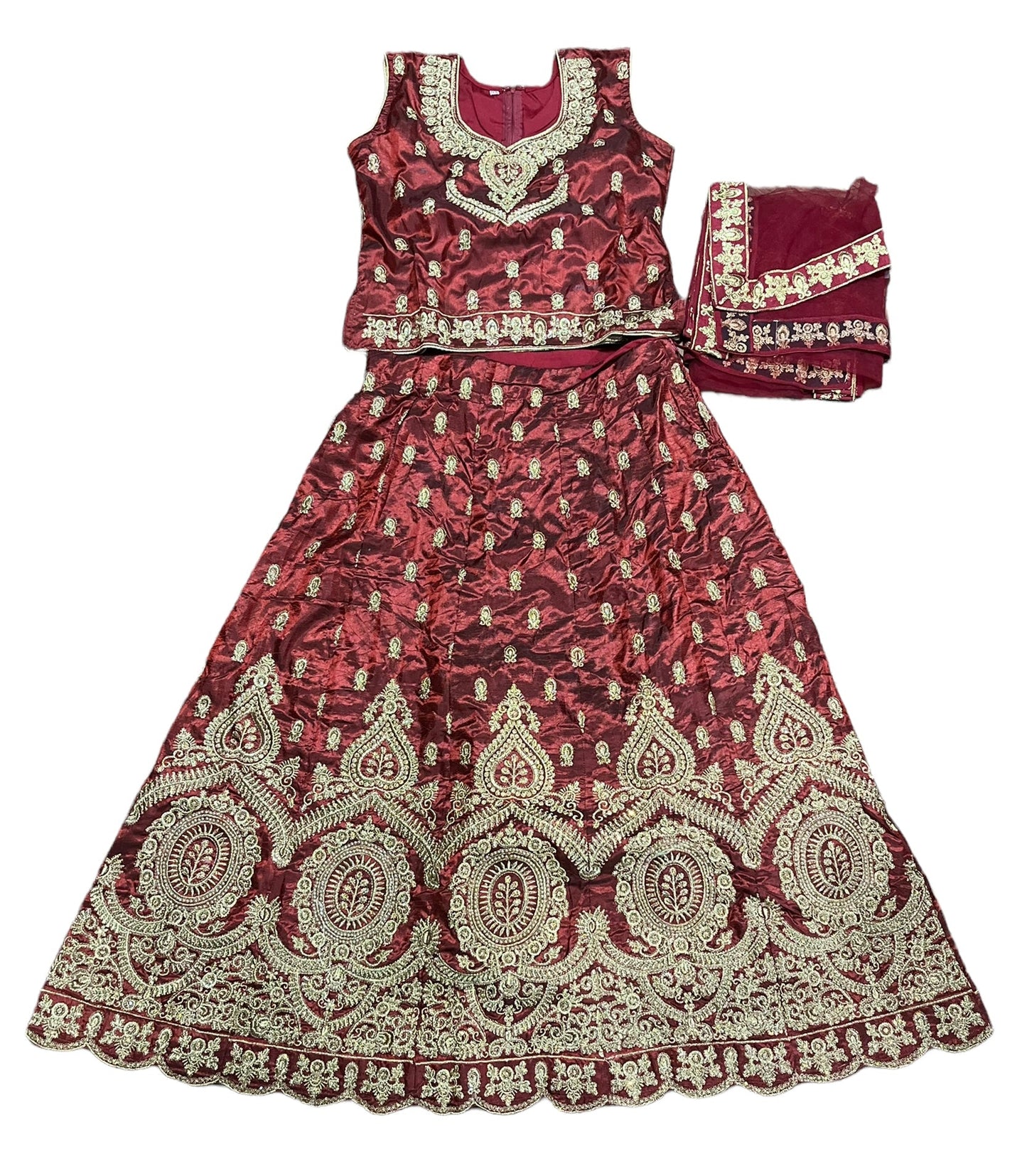 TRADITIONAL GIRLS LEHENGA CHOLI SET – ETHNIC WEAR FOR KIDS-023