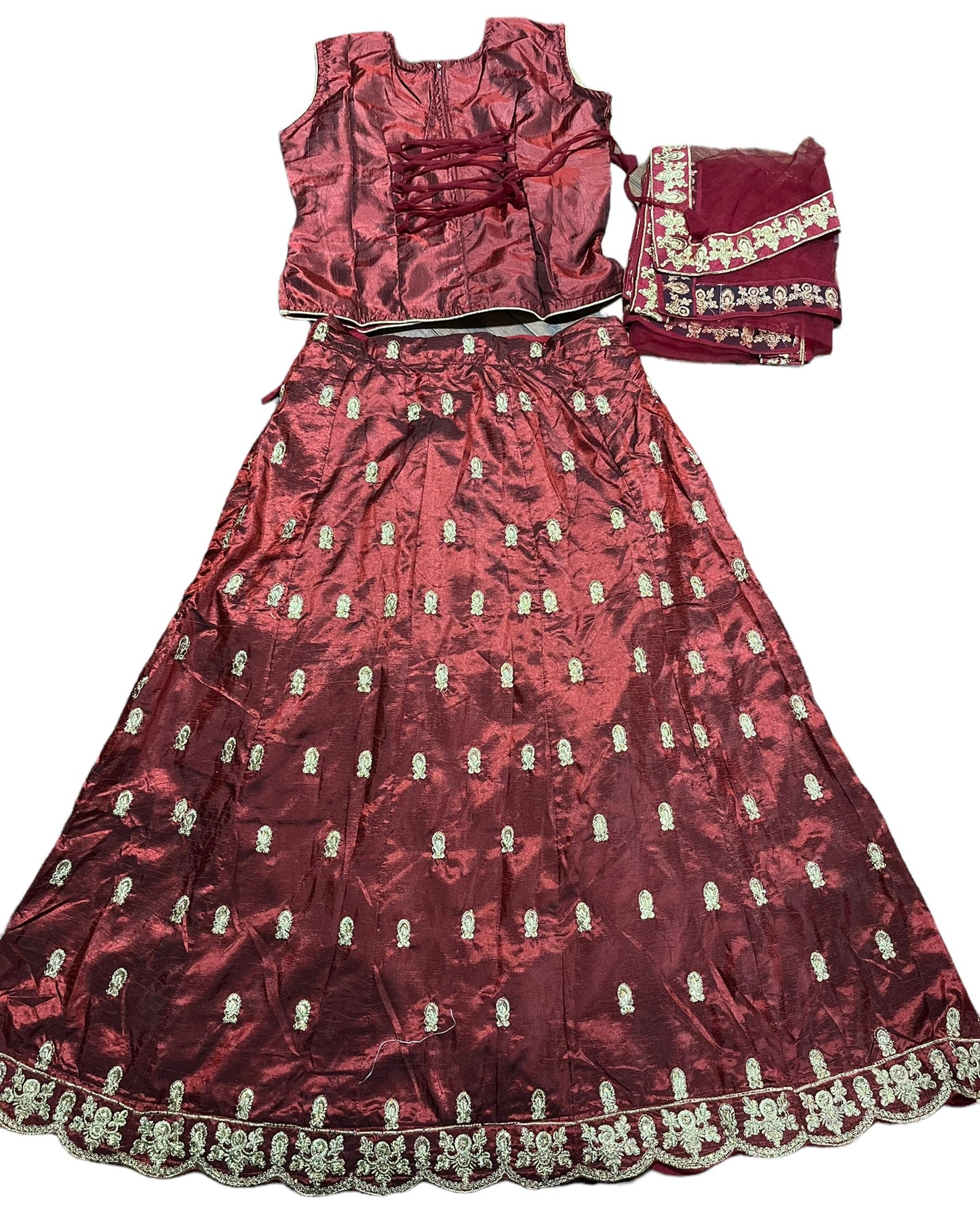 TRADITIONAL GIRLS LEHENGA CHOLI SET – ETHNIC WEAR FOR KIDS-023