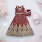 TRADITIONAL GIRLS LEHENGA CHOLI SET – ETHNIC WEAR FOR KIDS-023