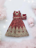 TRADITIONAL GIRLS LEHENGA CHOLI SET – ETHNIC WEAR FOR KIDS-023