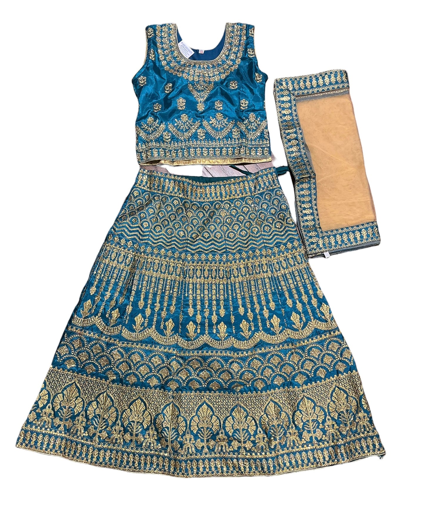 TRADITIONAL GIRLS LEHENGA CHOLI SET – ETHNIC WEAR FOR KIDS-026