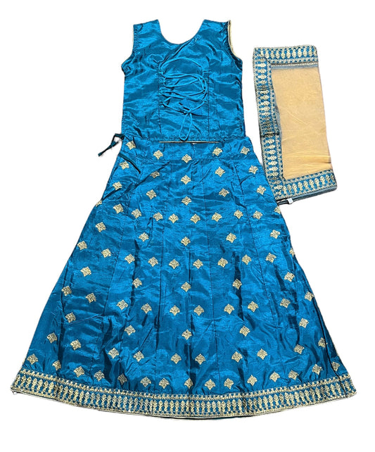 TRADITIONAL GIRLS LEHENGA CHOLI SET – ETHNIC WEAR FOR KIDS-026
