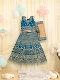 TRADITIONAL GIRLS LEHENGA CHOLI SET – ETHNIC WEAR FOR KIDS-026