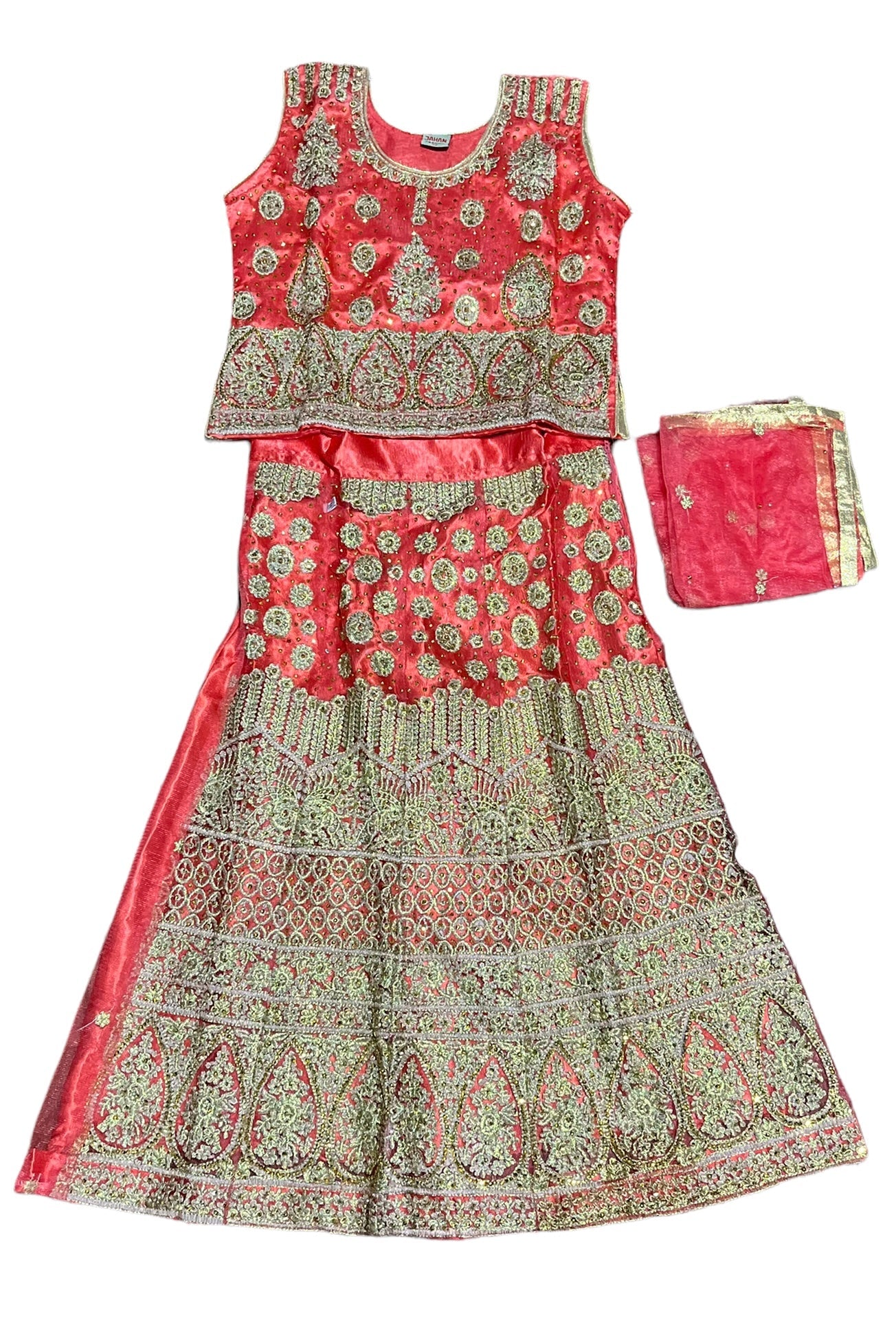 TRADITIONAL GIRLS LEHENGA CHOLI SET – ETHNIC WEAR FOR KIDS-032
