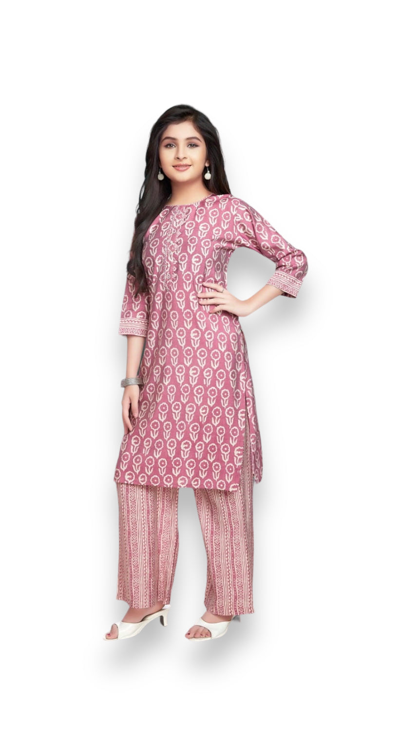 TRADITIONAL SALWAR KAMEEZ FOR GIRLS - ETHNIC WEAR FOR KIDS- 09