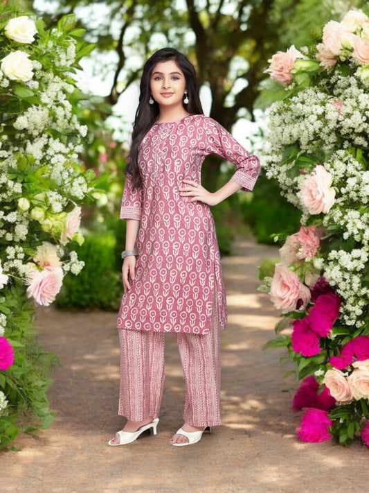TRADITIONAL SALWAR KAMEEZ FOR GIRLS - ETHNIC WEAR FOR KIDS- 09