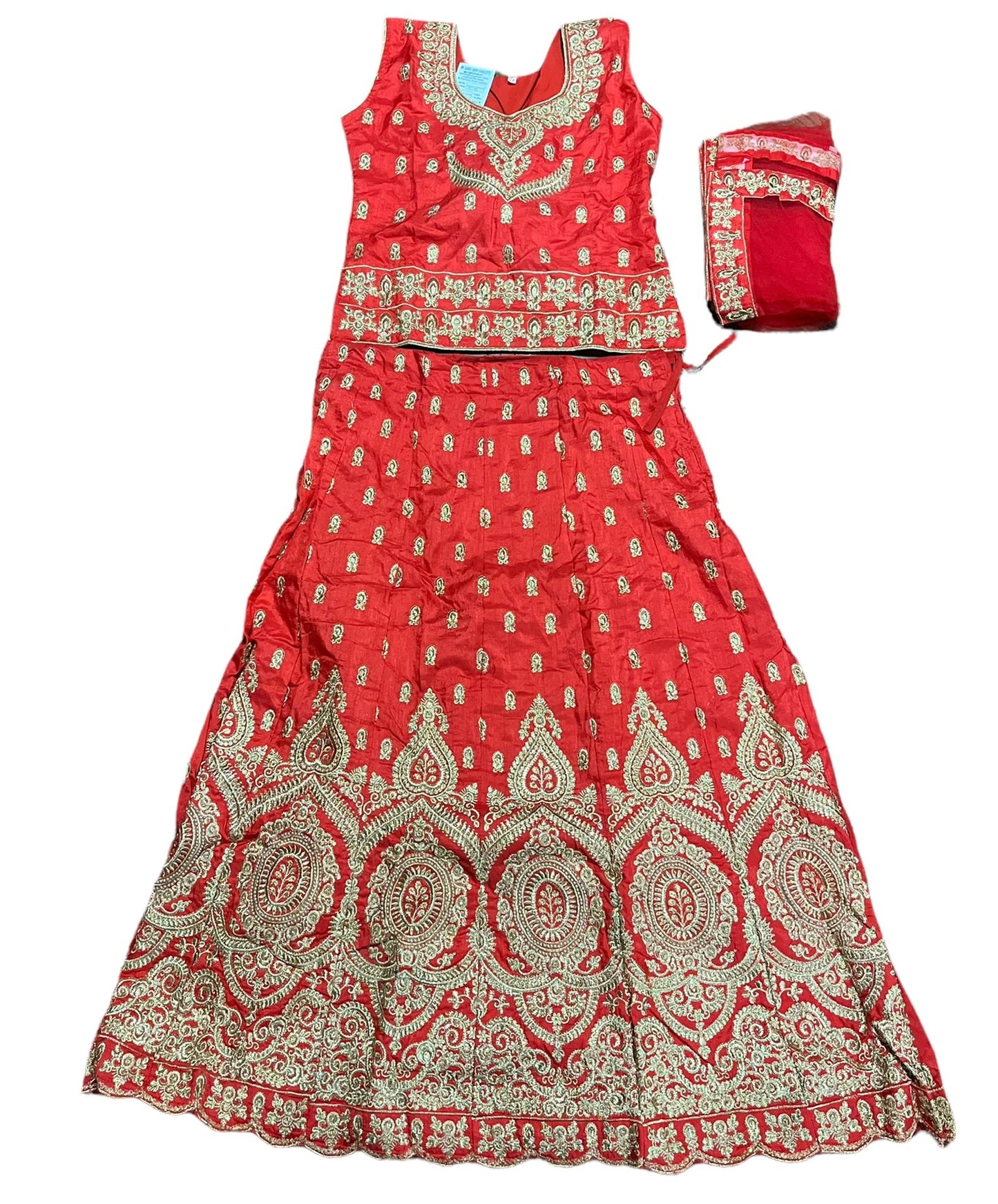 TRADITIONAL GIRLS LEHENGA CHOLI SET – ETHNIC WEAR FOR KIDS-022