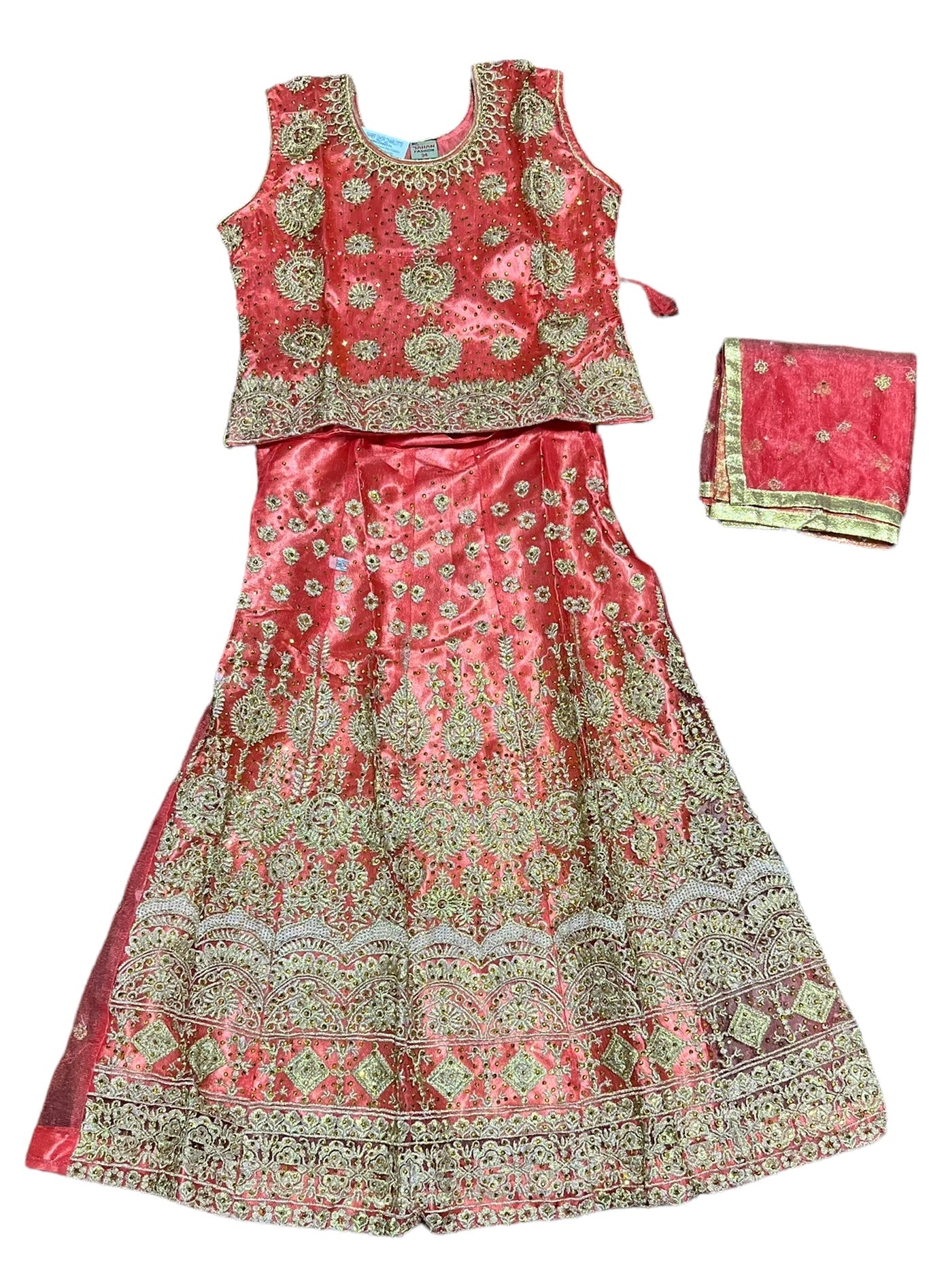 TRADITIONAL GIRLS LEHENGA CHOLI SET – ETHNIC WEAR FOR KIDS-04