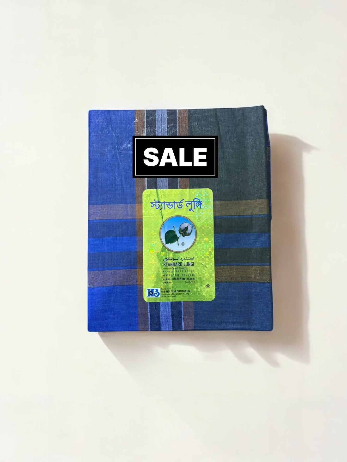 TRADITIONAL STITCHED COTTON LUNGI – ETHNIC WEAR FOR MEN- 413