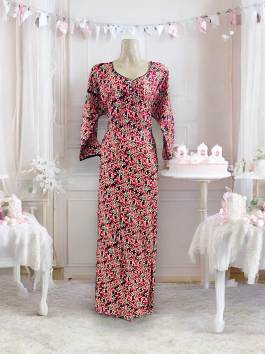 TRADITIONAL BD LINEN MAXI WITH MATCHING DUPATTA – ETHNIC WEAR FOR WOMEN - 04