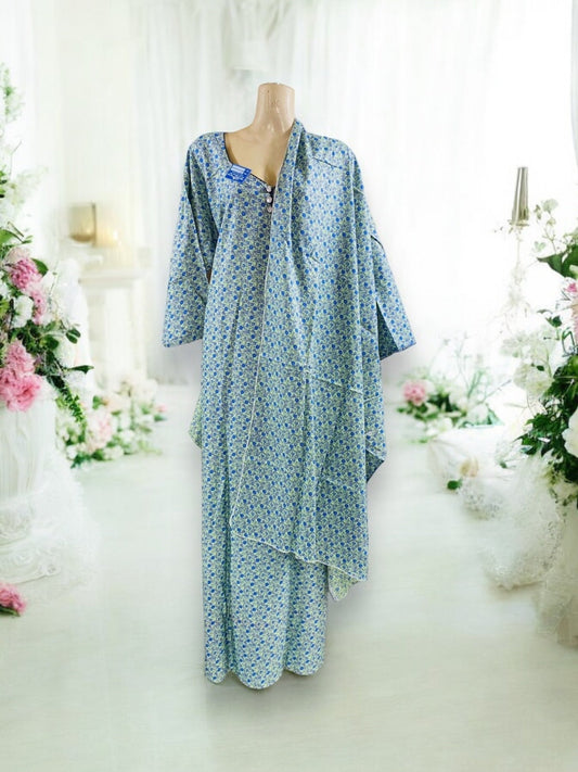 TRADITIONAL BD LINEN MAXI WITH MATCHING DUPATTA – ETHNIC WEAR FOR WOMEN -  106