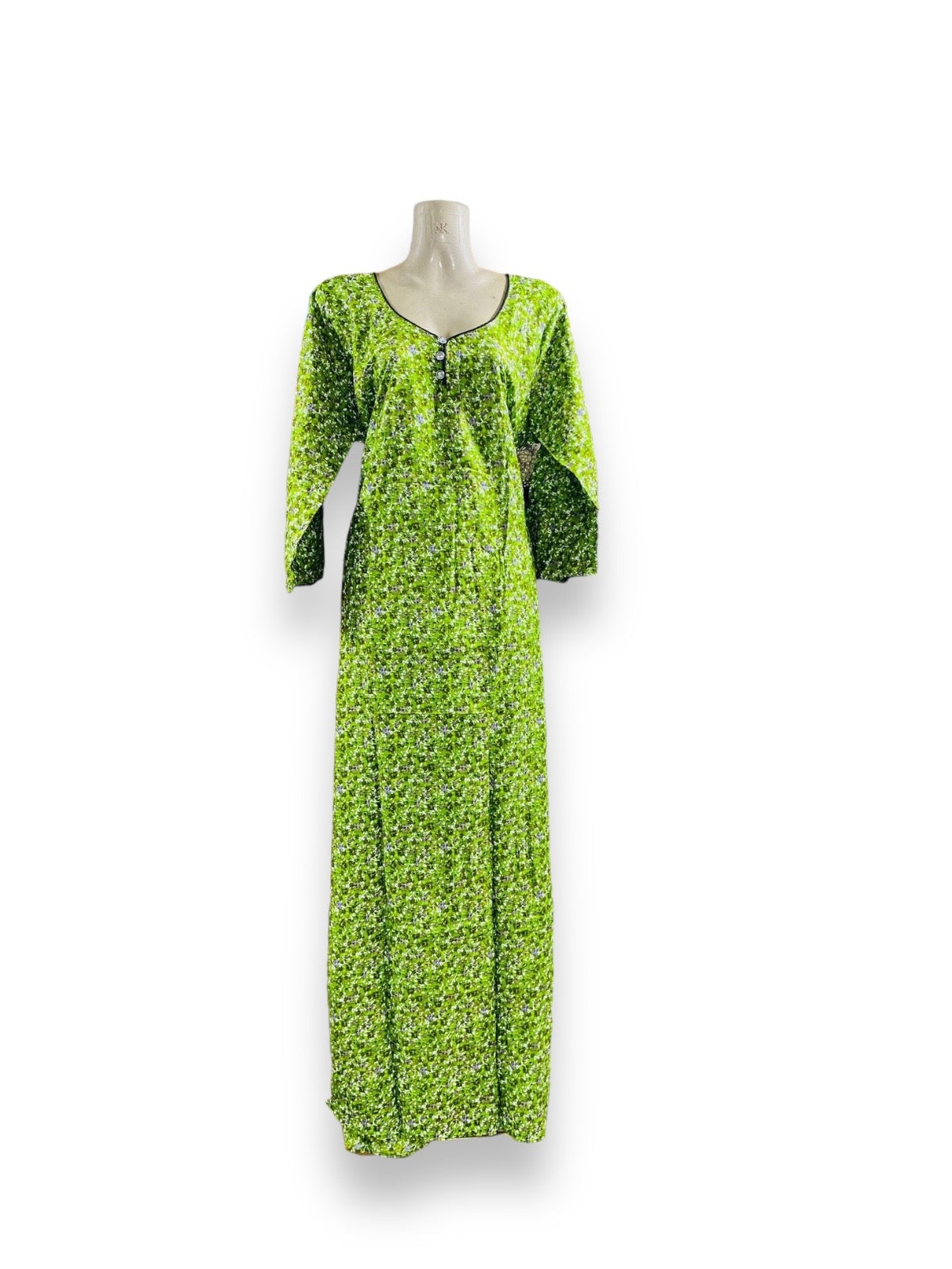 TRADITIONAL BD LINEN MAXI WITH MATCHING DUPATTA – ETHNIC WEAR FOR WOMEN - 110