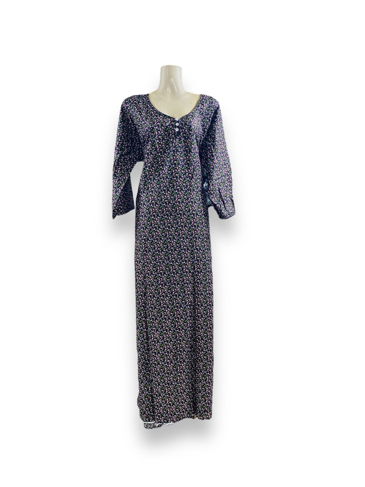 TRADITIONAL BD LINEN MAXI WITH MATCHING DUPATTA – ETHNIC WEAR FOR WOMEN - 111