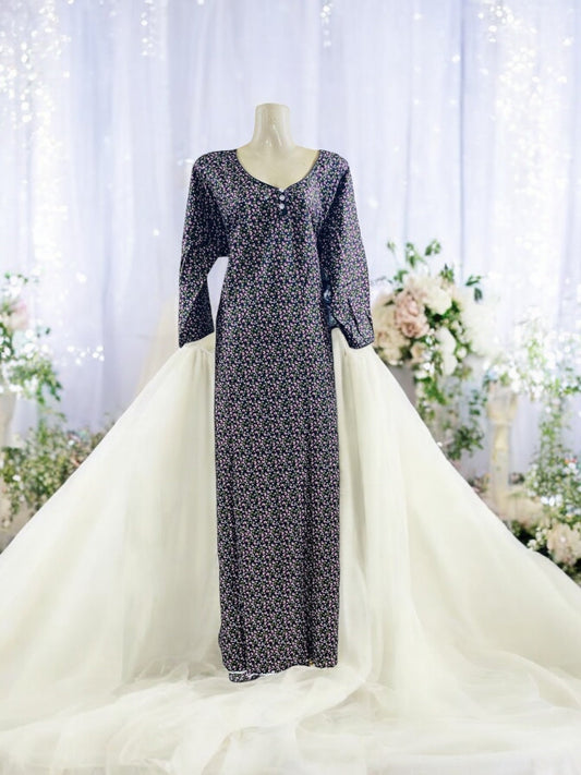 TRADITIONAL BD LINEN MAXI WITH MATCHING DUPATTA – ETHNIC WEAR FOR WOMEN - 111