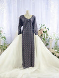 TRADITIONAL BD LINEN MAXI WITH MATCHING DUPATTA – ETHNIC WEAR FOR WOMEN - 111