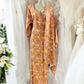 TRADITIONAL BD LINEN MAXI WITH MATCHING DUPATTA – ETHNIC WEAR FOR WOMEN - 113