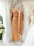 TRADITIONAL BD LINEN MAXI WITH MATCHING DUPATTA – ETHNIC WEAR FOR WOMEN - 113